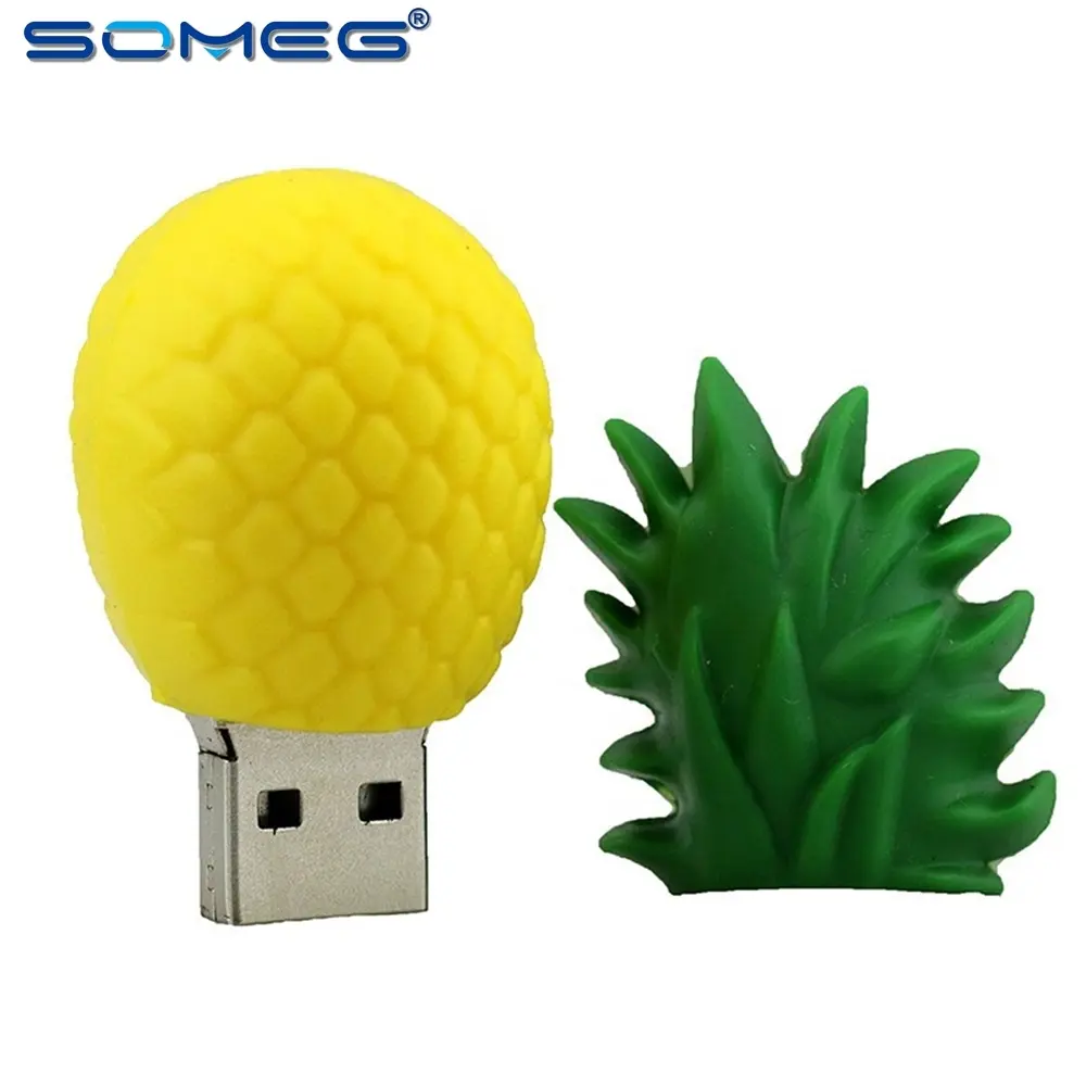 USB Flash 16GB 32GB 64GB 128GB creativo ananas frutta Usb 8GB Thumb Pen Drive 4GB Memory Stick disco regalo