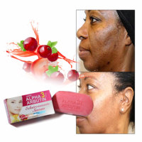 Le Savon Blanchissant et Éclaircissant à l'Extrait de Beauté de Peau à la Vitamine C et à l'Acide Kojique de Thaïlande pour le Visage et le Corps, Spécialement Conçu pour les Peaux Foncées