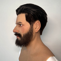 Masques humains populaires très demandés, masques de fête en silicone de qualité supérieure, masques réalistes personnalisés de vieillards surréalistes