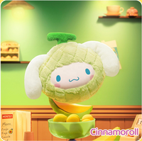 Nueva Colección 2026 de MINISO San Rioes Characters: Llaveros de Peluche de la Serie Frutas a Juego, Caja Sorpresa con Mini Figuras Lindas