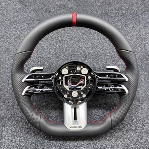Volante Deportivo de Fibra de Carbono para Mercedes Benz, Compatible con los Modelos GLC, GLE, GLS, GLK, Clase C, W204, C63, W212, W218, W207, W172 - Product Image 3