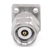 Conector RF Raynool de Montaje en Brida de 50 Ohmios DC~50GHz, Conector RF Macho de 2.4mm con 4 Orificios para Montaje en PCB Reemplazable en Campo