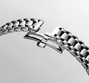 Montre-bracelet à quartz avec accent diamant, affichage de la date et bracelet en acier inoxydable pour femme, usage quotidien, Longinesing - Product Image 6