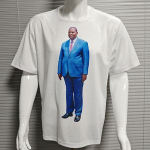 T-shirts promotionnels de campagne électorale en polyester uni à col rond et manches courtes - Product Image 5