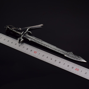 The Elder Scrolls Personalizable Mehrunes' Razor-Espada de metal multifuncional de 21cm con llavero desmontable - Product Image 5