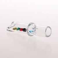 D12H50mm Filtres en verre diamantés multicolores / Embouts filtrants en verre / Embouts diamantés en verre pour pré-roulés