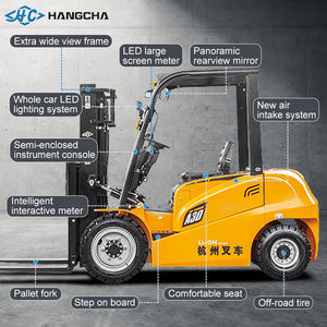 Hangcha รถยกไฟฟ้า4ล้อ80V/ 230Ah แบตเตอรี่ลิเธียม3000kg มาตรฐาน ISO - Product Image 3