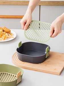 Silicone pour Airfryer Liners Drainable Oil Accessoire pour Airfryer Panier Four Micro-ondes Plats De Cuisson - Product Image 5