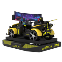 Simulateur de conduite automobile avec volant et levier de vitesses de conception nouvelle, simulateur de course automobile, équipement de simulateur de conduite à 3 écrans