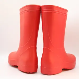 Bottes de pluie bottes de pluie pour hommes EVA imperméable genou haute vitesse chaussures de plein air patch bas anti-dérapant résistant à l'abrasion chaussures d'eau