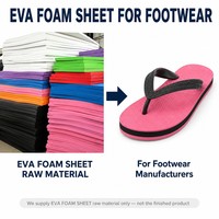 Feuille de mousse EVA haute densité, matière première pour les fabricants de chaussures, épaisseur et dureté personnalisables, découpe/moulage, antidérapante, durable