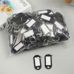 Pack of 10 Plastic <b>Tags</b> Key Labels With Split for Luggage Pet <b>Name</b> Stick Convenient - Product Image 4