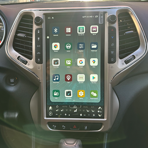 Android 13.6 pouces voiture écran tactile lecteur DVD Navigation Tesla Style vertical écran tactile <span class=keywords><strong>Radio</strong></span> pour Jeep Cherokee 2014-2021 - Product Image 1