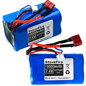 20c <span class=keywords><strong>t</strong></span>ỷ lệ cao 21700 18650 7.4V 10000mAh 2s2p <span class=keywords><strong>Lithium</strong></span> ion có thể sạc lại pin gói với Dean <span class=keywords><strong>t</strong></span> cắm cho RC Đồ chơi xe hơi - Product Image 1