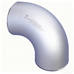 Codo de Acero Inoxidable de 90 Grados LR, Accesorio de Tubería Soldado, Superficie Lisa para Petróleo, Químicos y Construcción Naval - Product Image 3