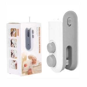 2 в 1, портативные вакуумные мини-герметизирующие машины с USB-зарядкой, пластиковые пакеты, герметизирующие вакуумные мини-герметизирующие машины - Product Image 1