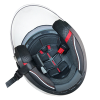 Casque de moto ouvert certifié DOT de haute qualité, double visière, en ABS, pour motocross, fabriqué en usine