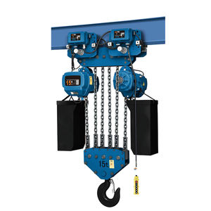 Rantai listrik yang dapat diatur <span class=keywords><strong>hoist</strong></span> 7.5 ton dan troli untuk ketinggian angkat khusus - Product Image 1