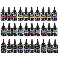 Résine UV dure transparente Osbang 30 couleurs, colle UV disponible pour la fabrication artisanale et les créations manuelles