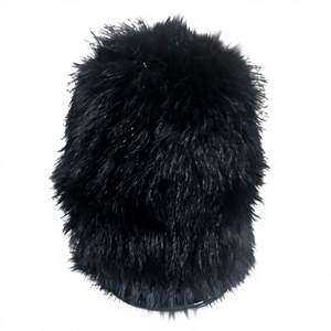 French Napoleonic Shako Helmet Wool Solid Bicorne Cap Cold stream Guards Other Ranks Bearskin Far <b>Hat</b> - Product Image 1