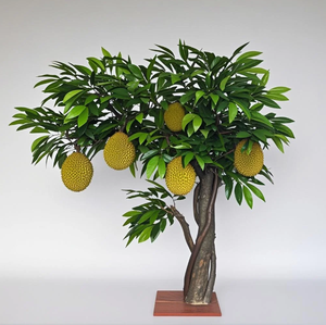Gran oferta de árbol de <span class=keywords><strong>Durian</strong></span> Artificial con frutas realistas, planta Tropical para parque temático/Decoración de tienda, plantas artificiales al por mayor - Product Image 2