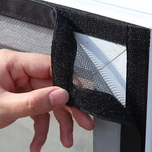 Moustiquaire de fenêtre en fibre de verre réglable DIY pour usage domestique et hôtelier, avec fixation auto-adhésive et design auto-agrippant <span class=keywords><strong>anti</strong></span>-moustiques - Product Image 2