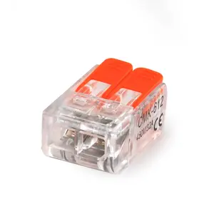 Electric Reusable Mini Fast Wire Cable Connectors Universal Compact Conductor Spring Splicing Connector Push-in Terminal Block