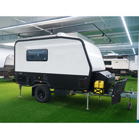 Populaire Mini Tiny 12Ft Australien Hors Route Camping Caravane Rv Camper Axe Unique 4X4 Hors Route 2 Personnes avec Douche et Toilettes