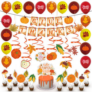 JUXINDA Kit <span class=keywords><strong>de</strong></span> guirlande <span class=keywords><strong>de</strong></span> ballons <span class=keywords><strong>de</strong></span> Thanksgiving avec drapeau <span class=keywords><strong>de</strong></span> bruant, ensemble <span class=keywords><strong>de</strong></span> décoration <span class=keywords><strong>de</strong></span> fête <span class=keywords><strong>de</strong></span> récolte d'automne pour <span class=keywords><strong>cheminée</strong></span> murale - Product Image 2