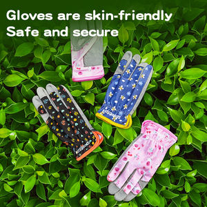 GOLOVEJOY XG73 Nylon Knit Foam Latex Coated Kids <strong>Gardening</strong> Tool <strong>Gloves</strong> <strong>Children</strong> Play Mud <strong>Gloves</strong> - Product Image 3