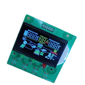 Tùy chỉnh va loại LCD nhà sản xuất chip trên tàu màn hình màu đen 6 chữ số ht1621 màu bảy đoạn hiển thị Module UPS điện - Product Image 3
