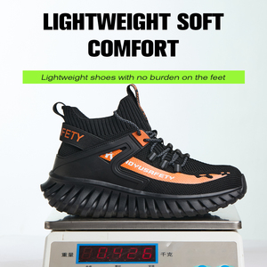 <span class=keywords><strong>Scarpe</strong></span> <span class=keywords><strong>Antinfortunistiche</strong></span> <span class=keywords><strong>Estive</strong></span> OEM alla Moda, Personalizzabili con Punta in Acciaio, Traspiranti e Comode con Tomaia in Rete per Uomo - Product Image 6