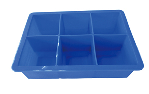 Fournisseur d'usine Moule à glaçons et bacs à crème glacée en silicone de qualité alimentaire écologique à 6 cavités Outils de fabrication de glace réutilisables - Product Image 4