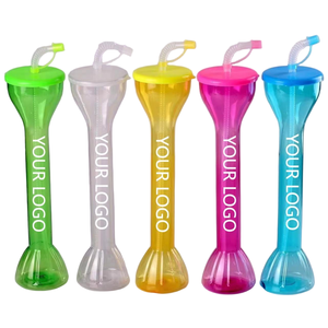 Groothandel Custom Plastic Spiraal Werf <span class=keywords><strong>Cup</strong></span> Slush <span class=keywords><strong>Yard</strong></span> Party <span class=keywords><strong>Cup</strong></span> Met Stro Drinkbekers Voor Feesten - Product Image 1