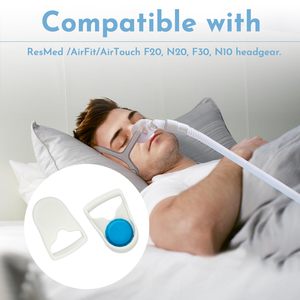 Clips magnétiques à déconnexion rapide pour casque CPAP compatibles avec Resmed AirFit F20 F30 N20, compatibles avec <span class=keywords><strong>AirTouch</strong></span> F20 F30 N20 - Product Image 2