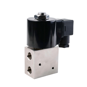 วาล์วโซลินอยด์สแตนเลสแบบ 3 ทาง ดีไซน์กะทัดรัด รูใหญ่ 12v 24v Ac220v - Product Image 1