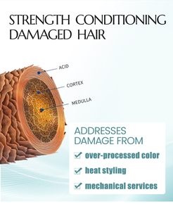 Après-<span class=keywords><strong>shampoing</strong></span> protecteur de couleur à l'acide citrique, nourrissant aux protéines végétales, pour <span class=keywords><strong>cheveux</strong></span> teints lisses et réduction de la perte de pigment - Product Image 4