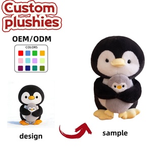 Jouets en peluche personnalisés pour parents et enfants, série <span class=keywords><strong>cochon</strong></span>, <span class=keywords><strong>papa</strong></span> embrasse le petit <span class=keywords><strong>cochon</strong></span>, peluche super douce, anti-stress, anniversaire, vente directe d'usine - Product Image 1