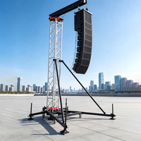 Structure de scène pour enceintes Line Array TourGo pour systèmes de scène et de concert professionnels