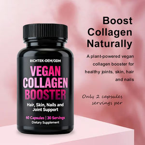 Supporto personalizzato vegano collagene Booster integratori di collagene vegetale salute nutrizione capsule di collagene per la pelle - Product Image 3