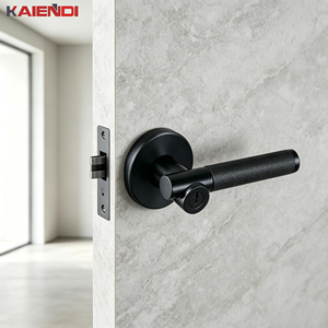 Gagang Pintu Modern Privacy Gold Heavy Duty dengan Kenop Tuas, Pemasangan Mudah, Garansi 1 Tahun untuk Penggunaan di Kamar Tidur, Kamar Mandi, Hotel - Product Image 5