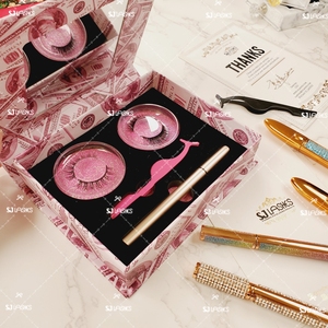 Kit de <span class=keywords><strong>pestañas</strong></span> de visón con pegamento mágico Delineador de ojos Adhesivo Caja personalizada Juego de <span class=keywords><strong>pestañas</strong></span> Tira completa Dinero Dólar <span class=keywords><strong>Pestañas</strong></span> Paquete de <span class=keywords><strong>pestañas</strong></span> magnéticas - Product Image 3