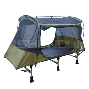 맞춤형 하이킹 야외 캠핑 방수 립 스톱 캔버스 스와그 텐트 여행 더블 스와그 텐트