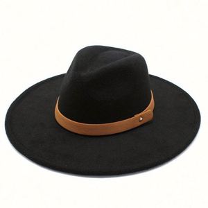 Wholesale Unisex 100% Wool Fedora <b>Hats</b> 9.5cm Wide Brim Vintage Flower & Bowknot Fishing Party High Quality Low Price - Product Image 5
