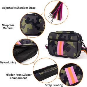 Sac bandoulière en néoprène, sacs bandoulière pour femmes, sac messager, sac fourre-tout en néoprène - Product Image 2