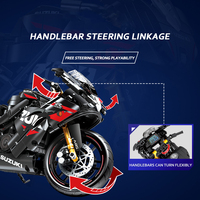 Sembo bloc 705031 Suzuki Gsxr1000r Moto modèle assemblage bricolage garçons briques 1:7 blocs de construction ensembles enfants jouets motos