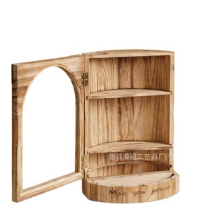 Wooden Pet Urn With Photo Frame Rectangle Solid Wood Dog Cat <b>Memorial</b> <b>Box</b> Home Use Durable - Product Image 2