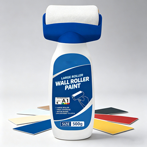 Pasta Reparadora de Paredes, Rodillo para Pintar, Quitamanchas y Producto Mágico de Renovación, Pintura de Látex para Interiores, 500g - Product Image 4