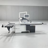 Scie à panneaux coulissante de précision industrielle 14 pouces, moteur triphasé 10 CV avec affichage numérique DRO et guide CNC automatique