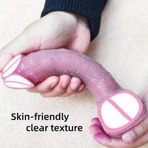 Venta al por Mayor de Dildos de Silicona con Duplicación 1-1, Realistas y con Ventosa Fuerte para Masturbación Femenina - Product Image 5